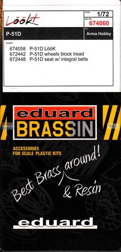 EDU674060 1:72 Eduard LookPlus - P-51D Mustang Detail Set (EDU kit)