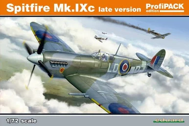 1/72 Spitfire Mk IXc Late Version Fighter (Profi-Pack Plastic Kit)