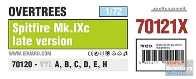 EDU70121X 1:72 Eduard Spitfire Mk.IXc Late Version OVERTREES