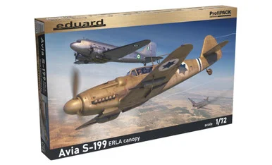 1/72 Eduard Avia S-199 ERLA Canopy Plastic Model Kit