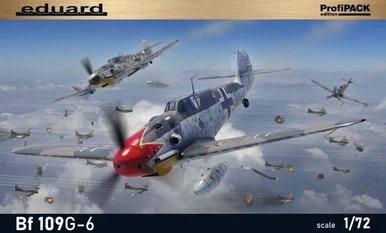 1/72 Eduard Bf 109G-6 PROFIPACK Plastic Model Kit