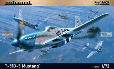 EDU70171 1:72 Eduard P-51D-5 Mustang [ProfiPack Edition]
