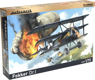 1/72 Eduard Fokker Dr.I Plastic Model Kit