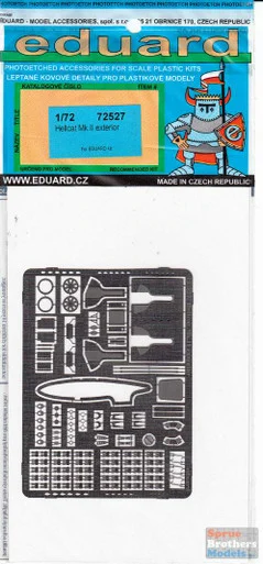 EDU72527 1:72 Eduard PE - Hellcat Mk II Exterior Detail Set (EDU kit) #72527