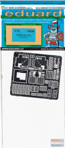 EDU72529 1:72 Eduard PE - Hellcat Gun Bay Detail Set (EDU kit) #72529