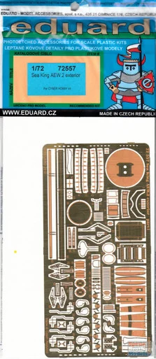 EDU72557 1:72 Eduard PE - Sea King AEW.2 Exterior Set (CHC kit)