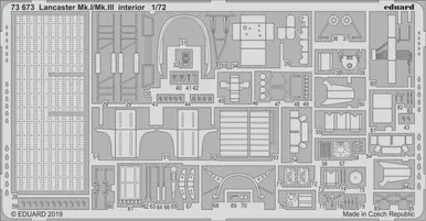 1/72 Eduard Lancaster Mk I/III Interior for RMG (Pre-Painted)