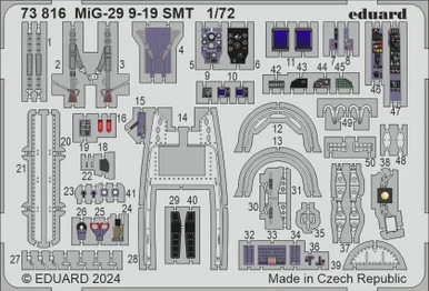 1/72 Eduard MiG-29 9-19 SMT 73816 Photo etched set