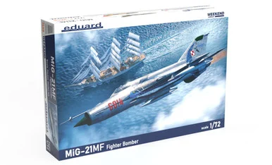 1/72 Eduard MiG-21MF Fighter Bomber Plastic Model Kit