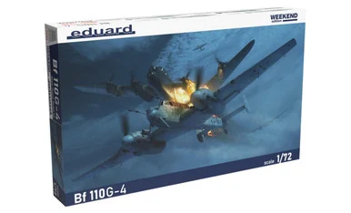 1/72 Eduard Bf 110G-4 Plastic Model Kit