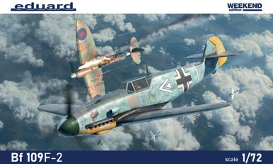 1/72 Eduard Bf 109F-2 Weekend Edition Plastic Model Kit