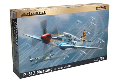 1/48 Eduard P-51B Mustang Birdcage Canopy ProfiPACK Plastic Model Kit