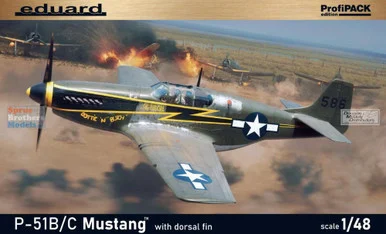 EDU82108 1:48 Eduard P-51B P-51C Mustang With Dorsal Fin [ProfiPack Edition]