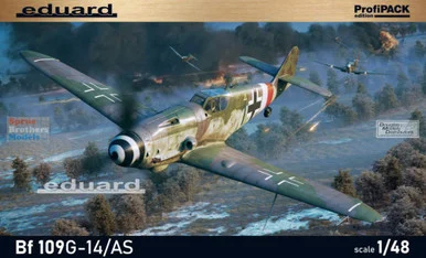EDU82162 1:48 Eduard Bf109G-14/AS ProfiPACK