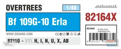 EDU82164X 1:48 Eduard Bf 109G-10 Erla OVERTREES