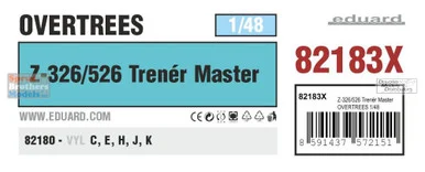 EDU82183X 1:48 Eduard Z-326 Z-526 Trener Master OVERTREES