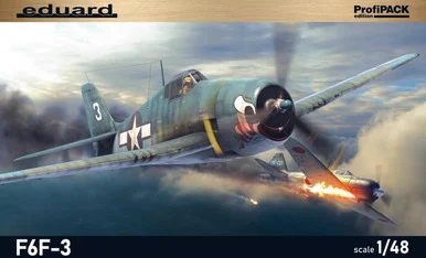 1/48 Eduard F6F-3 Hellcat Profipack Plastic Model Kit
