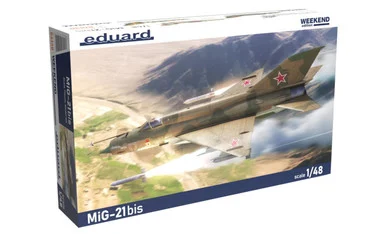 1/48 Eduard MiG21bis Soviet Jet Fighter Plastic Model Kit