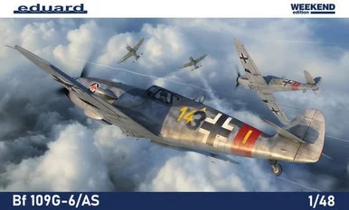1/48 WWII Bf109G/AS German Fighter (Plastic Kit) - Eduard