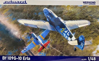 1/48 WWII Bf109G10 Erla German Fighter (Plastic Kit) - Eduard