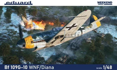 1/48 WWII Bf109G10 WNF/Diana German Fighter (Plastic Kit) - Eduard