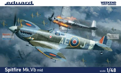 EDU84186 1:48 Eduard Weekend Edition - Spitfire Mk.Vb Mid