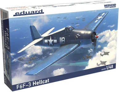 1/48 Eduard F6F-3 Hellcat Plastic Model Kit