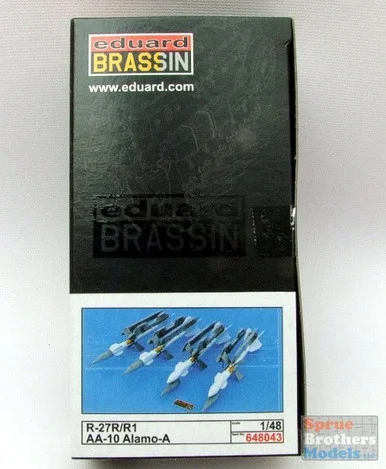 EDU648043 1:48 Eduard Brassin R-27R/ R1 / AA-10 Alamo-A Missile Set #648043