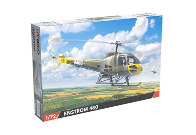 1/72 Eduard Enstrom 480 Helicopter Hybrid Kit Plastic Model Kit