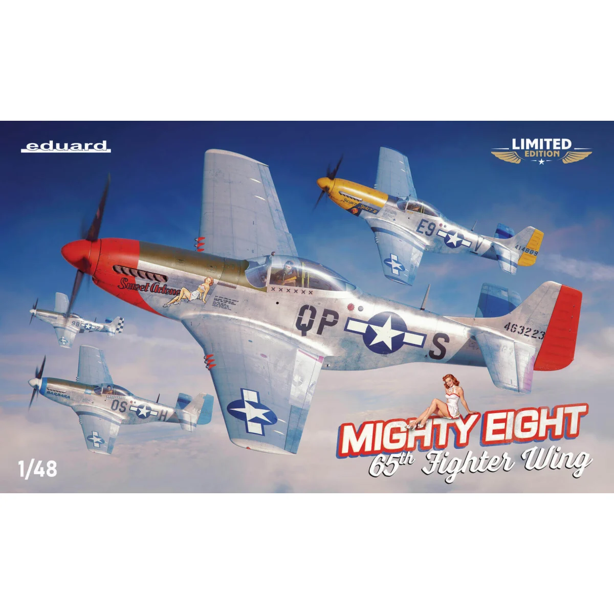 Eduard 11196 eduard-limited mighty eight: 65th fighter wing 1/48 Model kit