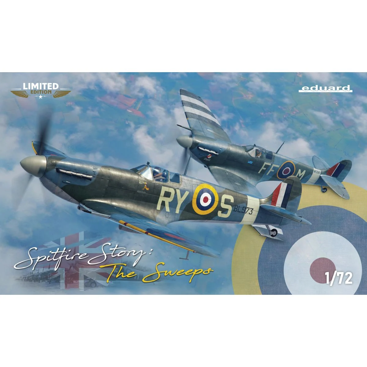 Eduard 2154 spitfire story: the sweeps dual combo (eduard-limited) 1/72 Model kit