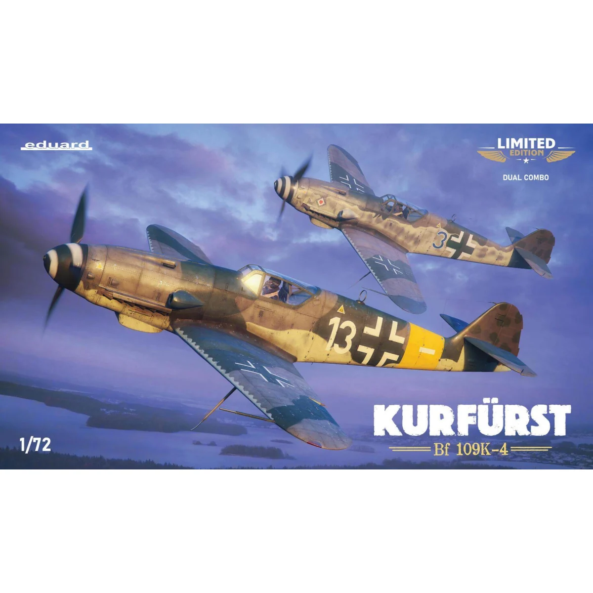 Eduard 2155 eduard-limited kurfürst dual combo 1/72 Model kit