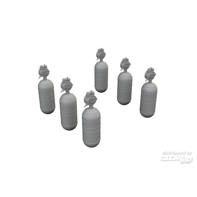 WWII USAAF oxygen cylinder A-6 PRINT Accessory
