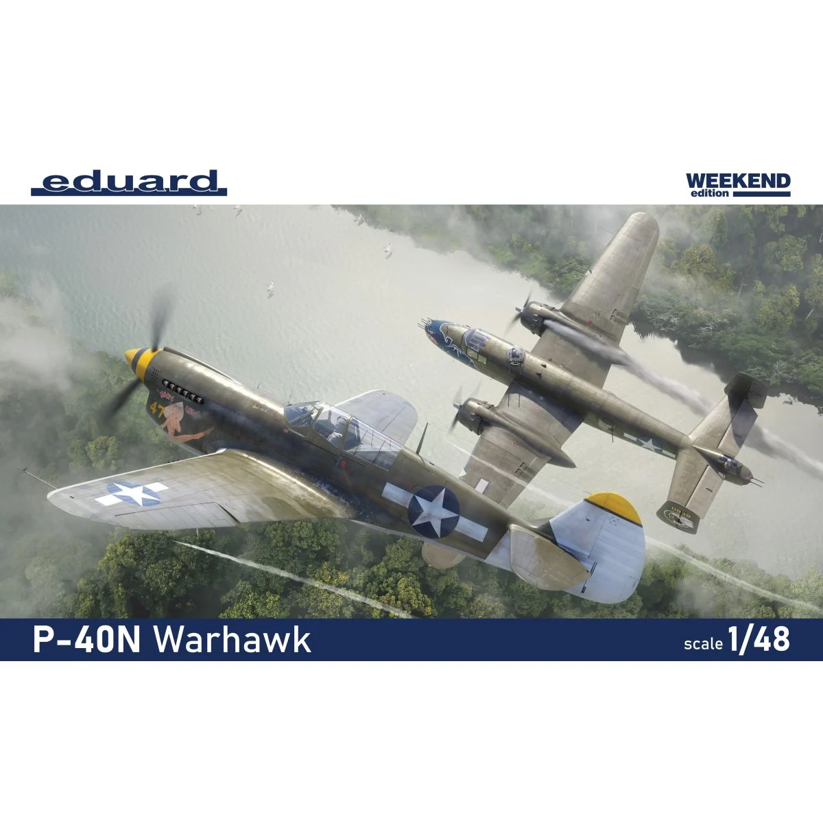Eduard 84210 eduard-weekend p-40n warhawk (for 84210) 1/48 Model kit