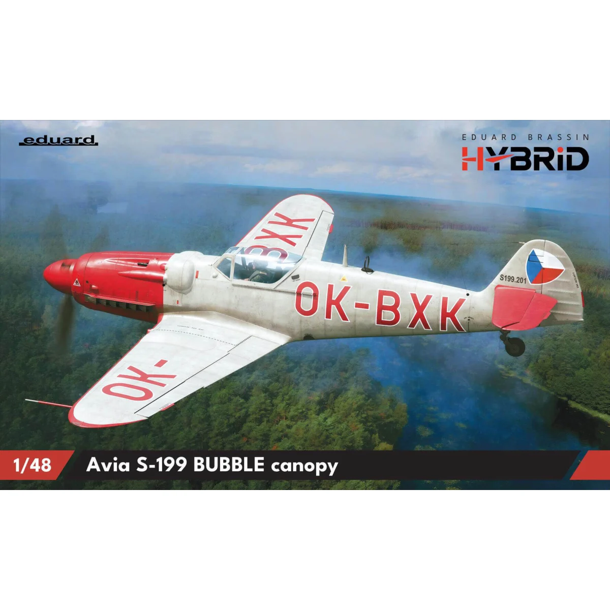 Eduard 948012 avia s-199 bubble canopy (eduard-hybrid) 1/48 Model kit