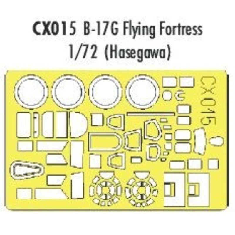 Boeing B-17G Flying Fortress (designed to be assembled with model kits from Hasegawa) (made from yellow Kabuki tape produced in