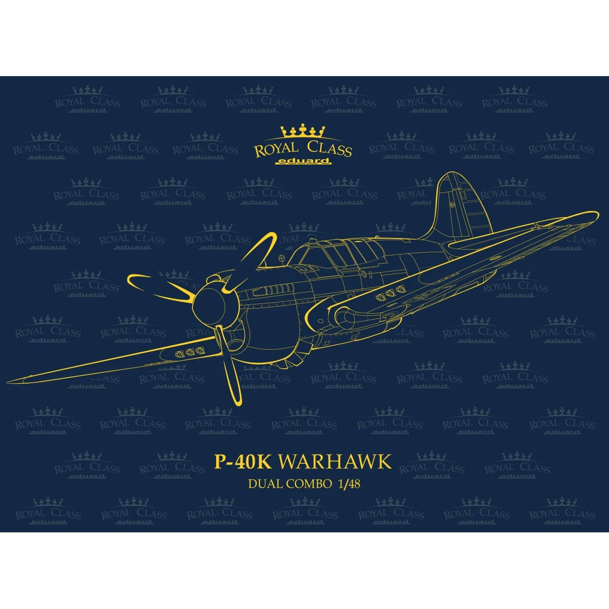 Eduard r0024 eduard-royal class p-40k warhawk dual combo 1/48 Model kit