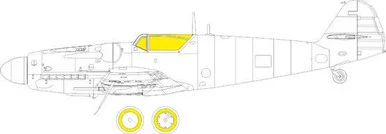 1/72 Eduard S-199 Erla canopy Weekend Mask