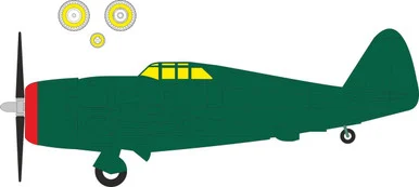 1/48 Eduard P-47D Razorback Canopy Mask for MIN/SQU