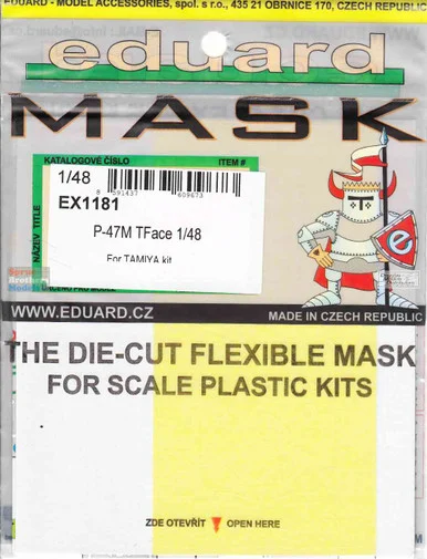 EDUEX1181 1:48 Eduard Mask - P-47M Thunderbolt TFACE (TAM kit)