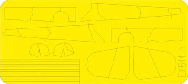 1/48 Eduard Bf 109 Camo Scheme WNF Mask