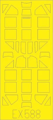 1/48 Eduard Mask Bf109F TFace for EDU