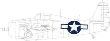 1/48 Eduard FM-2 US national insignia