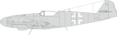 1/48 Eduard Bf 109K national insignia