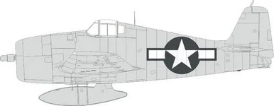 1/48 Eduard F6F-3 US national insignia Mask