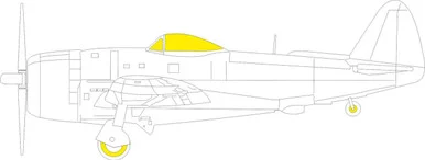 1/48 Eduard P-47D-25 TFace Masks