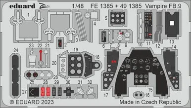1/48 Eduard Vampire FB.9 FE1385