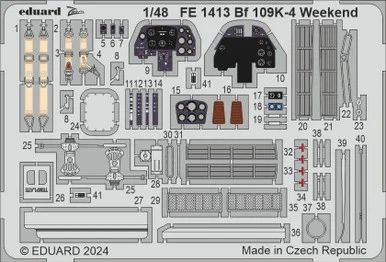1/48 Eduard Bf 109K-4 Weekend Zoom set