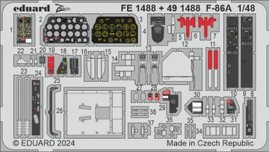 1/48 Eduard F-86A Zoom set for CLEAR PROP