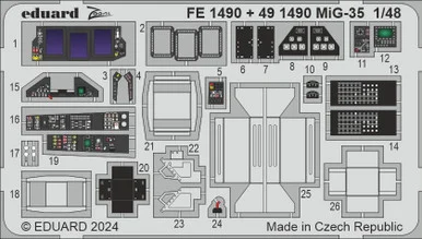 1/48 Eduard MiG-35 Zoom set for HOBBY BOSS